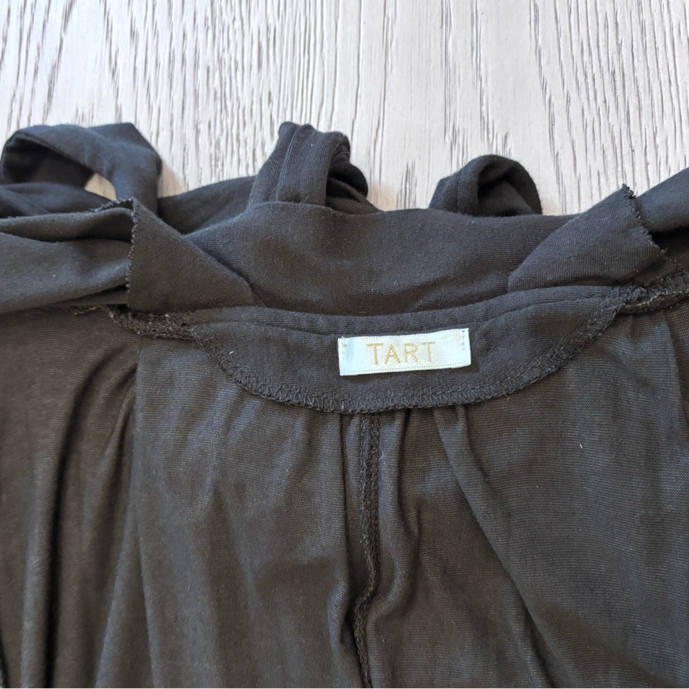 Tart Black Jersey Tie Back Maxi Dress Size M - Picture 8 of 12